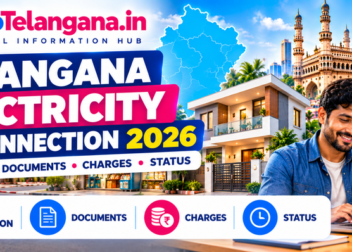 Telangana Electricity New Connection 2026 – online application, documents, charges and status