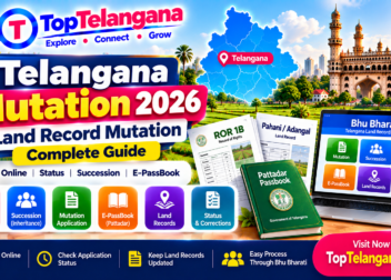 Telangana Mutation 2026 Bhu Bharati land record mutation and E-PassBook guide – TopTelangana