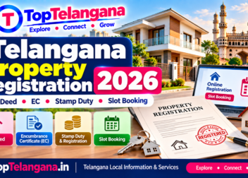 Telangana Property Registration 2026 guide covering sale deed, EC, stamp duty and slot booking – TopTelangana